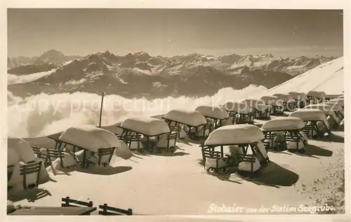 AK / Ansichtskarte Stubaier Alpen Station Seegrube Kat. Neustift im Stubaital