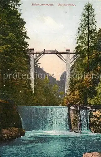 AK / Ansichtskarte Hallstatt Salzkammergut Viadukt Gosauzwang Schlucht  Kat. Hallstatt