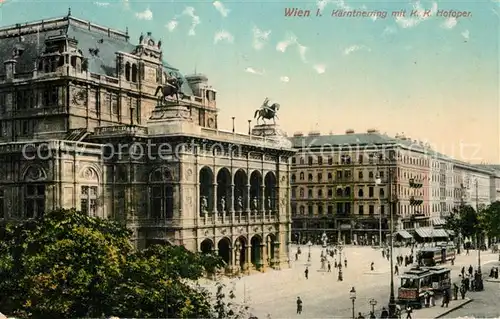 AK / Ansichtskarte Wien Kaerntnerring Hofoper Kat. Wien