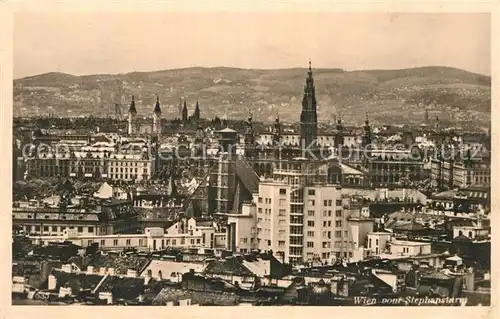 AK / Ansichtskarte Wien Blick vom Stephansturm Kat. Wien