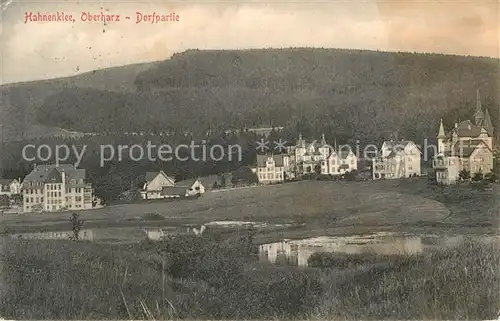 AK / Ansichtskarte Hahnenklee Bockswiese Harz Dorfpartie Teiche Kat. Goslar