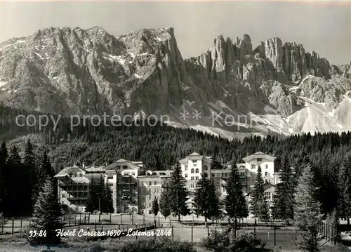 AK / Ansichtskarte Latemar Hotel Carerra Kat. Dolomiten Suedtirol