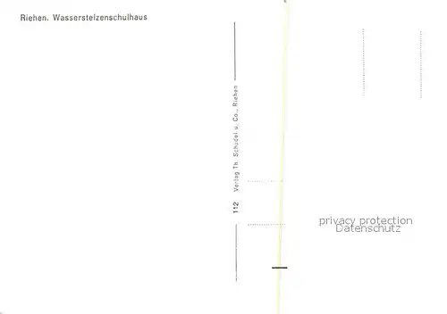 AK / Ansichtskarte Riehen Wasserstelzenschulhaus Kat. Riehen