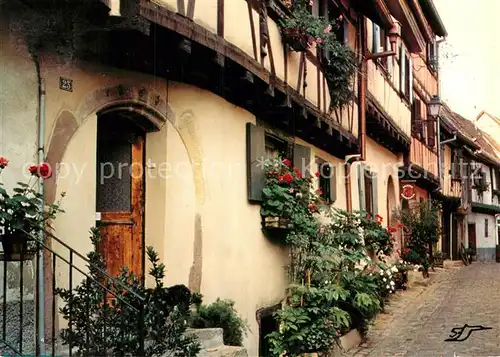 AK / Ansichtskarte Eguisheim Haut Rhin Ses pittoresques maisons fleuries Kat. Eguisheim