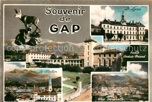 AK / Ansichtskarte Gap Hautes Alpes Le Clocher Le Lycee Ecole Aristide Briand Kat. Gap