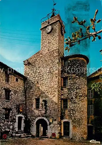 AK / Ansichtskarte Tourrettes sur Loup Tour de l horloge Kat. Tourrettes sur Loup