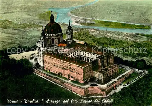 AK / Ansichtskarte Torino Basilica di Superga dal lato Lapie dei Caduti Kat. Torino