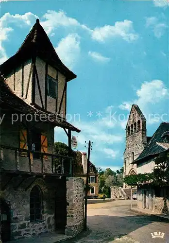 AK / Ansichtskarte Beaulieu sur Dordogne Vieille maion a galerie et chapelle ds Penitents Kat. Beaulieu sur Dordogne