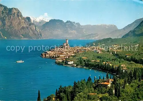 AK / Ansichtskarte Malcesine Lago di Garda Panoraa Kat. Malcesine