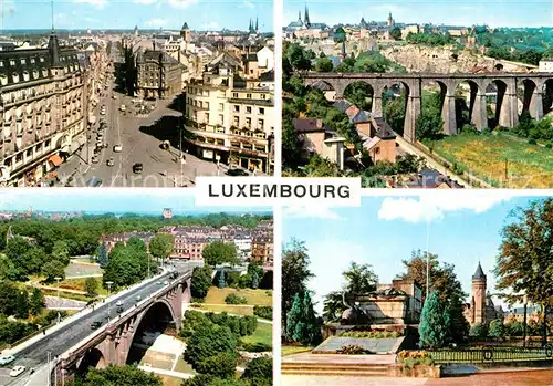 AK / Ansichtskarte Luxembourg Luxemburg Teilansichten Viadukt Kat. Luxembourg