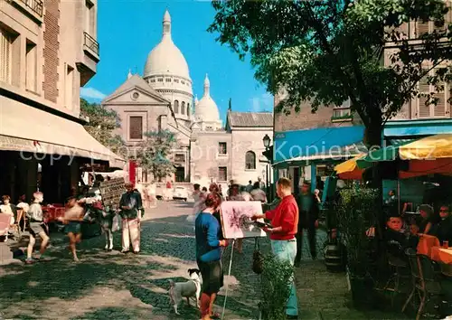 AK / Ansichtskarte Paris Tertre Platz Kat. Paris