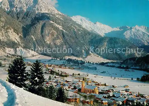 AK / Ansichtskarte Hindelang Rauhorn Iseler aelpelespitze Kat. Bad Hindelang