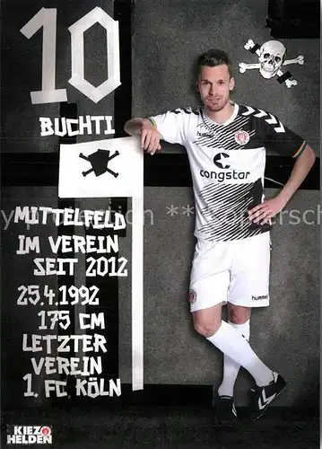 AK / Ansichtskarte Fussball FC St. Pauli Christopher Buchtmann Autogramm Kat. Sport