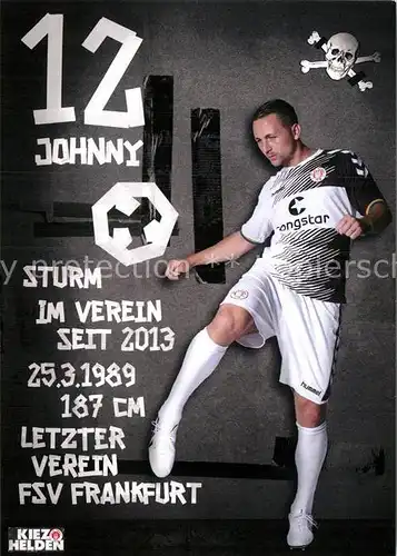 AK / Ansichtskarte Fussball FC St. Pauli John Verhoek Autogramm  Kat. Sport