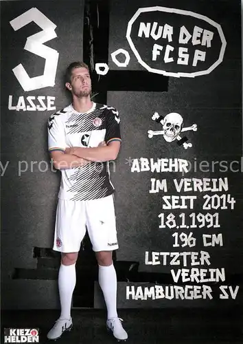 AK / Ansichtskarte Fussball FC St. Pauli Lasse Sobiech Autogramm  Kat. Sport