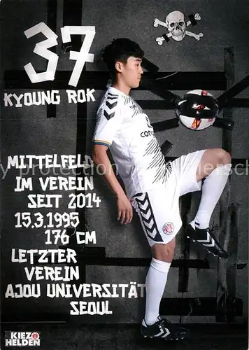 AK / Ansichtskarte Fussball FC St. Pauli Kyoung Rok Choi Autogramm  Kat. Sport