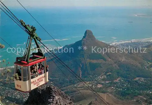 AK / Ansichtskarte Seilbahn Table Mountain Cableway Kat. Bahnen