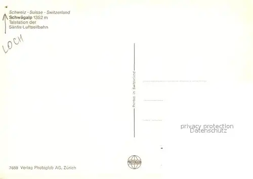 AK / Ansichtskarte Seilbahn Saentis Schwaegalp Talstation Kat. Bahnen
