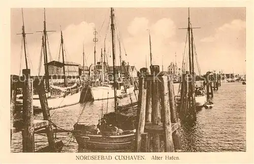 AK / Ansichtskarte Cuxhaven Nordseebad Alter Hafen Kat. Cuxhaven