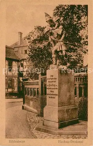 AK / Ansichtskarte Hildesheim Huckup Denkmal Kat. Hildesheim