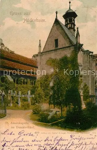 AK / Ansichtskarte Hildesheim St. Annenkapelle Domkirchhof Kat. Hildesheim