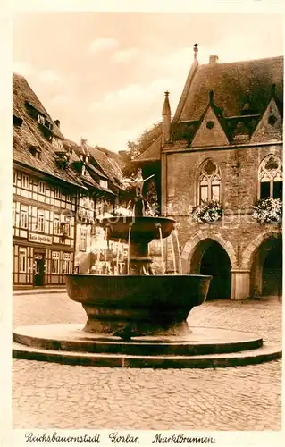 AK / Ansichtskarte Goslar Marktbrunnen Kat. Goslar