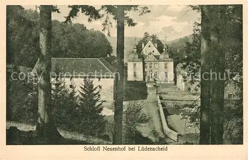 AK / Ansichtskarte Luedenscheid Schloss Neuenhof Kat. Luedenscheid