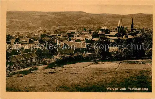 AK / Ansichtskarte Werden Ruhr Blick vom Pastoratsberg Kat. Essen