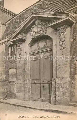 AK / Ansichtskarte Bernay Ancien Hotel Rue Alencon Kat. Bernay