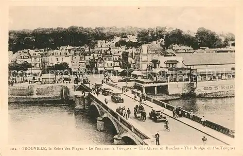 AK / Ansichtskarte Trouville sur Mer Reine des Plages Pont Tonques  Kat. Trouville sur Mer