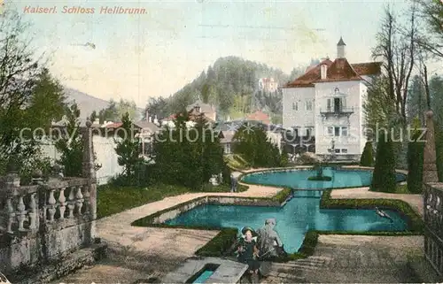 AK / Ansichtskarte Hellbrunn Kaiserliches Schloss Kat. Salzburg