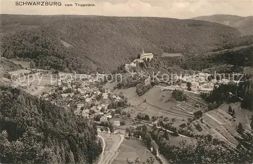 AK / Ansichtskarte Schwarzburg Thueringer Wald Blick vom Trippstein Kat. Schwarzburg