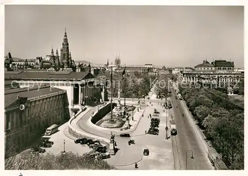 AK / Ansichtskarte Wien Ringstrasse mit Parlament Kat. Wien