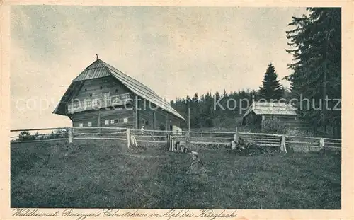 AK / Ansichtskarte Alpl Waldheimat Peter Roseggers Geburtshaus Kat. Krieglach