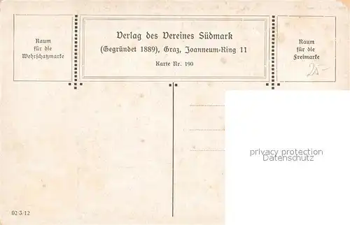 AK / Ansichtskarte Mautern Donau mit Kloster Goettweig Wappen Kuenstlerkarte Verlag des Vereins Suedmark Karte Nr 190 Kat. Mautern an der Donau