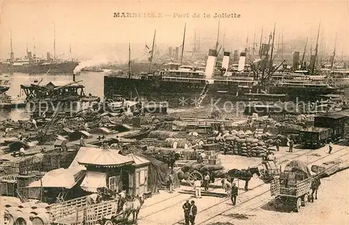 AK / Ansichtskarte Marseille Bouches du Rhone Port de la Joliette