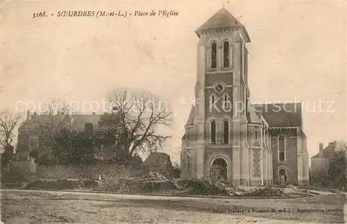 AK / Ansichtskarte Soeurdres Place de l Eglise Kat. Soeurdres