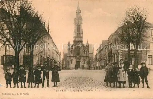 AK / Ansichtskarte Nantes Loire Atlantique Eglise de Sainte Anne des enfants Kat. Nantes