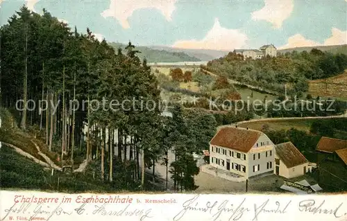 AK / Ansichtskarte Remscheid Talsperre im Eschbachtal Kat. Remscheid