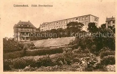 AK / Ansichtskarte Luedenscheid Staedtisches Krankenhaus Kat. Luedenscheid