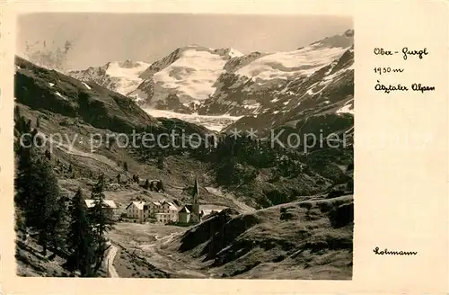 AK / Ansichtskarte Obergurgl Soelden Tirol oetztaler Alpen Kat. Soelden oetztal