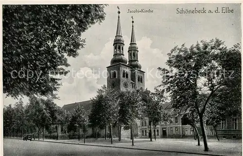 AK / Ansichtskarte Schoenebeck Elbe Jacobi Kirche Kat. Schoenebeck