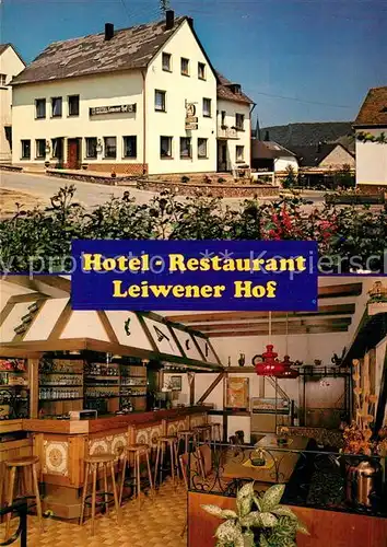 AK / Ansichtskarte Leiwen Mosel Hotel Restaurant Leiwener Hof