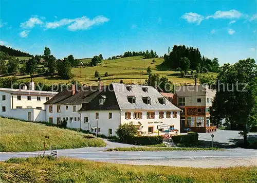 AK / Ansichtskarte Warmensteinach Gasthof Goldner Loewe Kat. Warmensteinach Fichtelgebirge