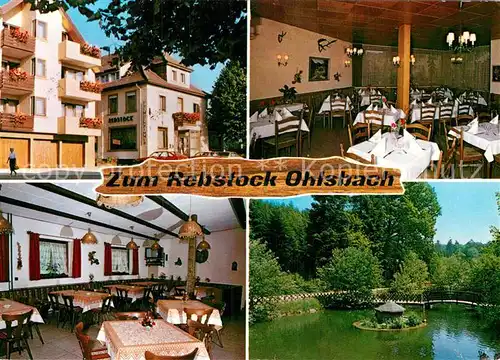 AK / Ansichtskarte Ohlsbach Gasthaus Pension Zum Rebstock Kat. Ohlsbach Kinzigtal