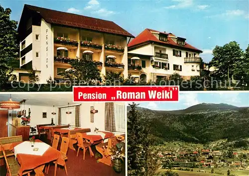 AK / Ansichtskarte Bodenmais Pension Roman Weikl Kat. Bodenmais