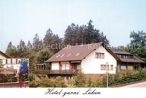 AK / Ansichtskarte Silberborn Hotel garni Lueken Kat. Holzminden