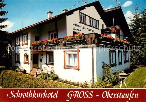 AK / Ansichtskarte Oberstaufen Schrothkurhotel Gross Kat. Oberstaufen