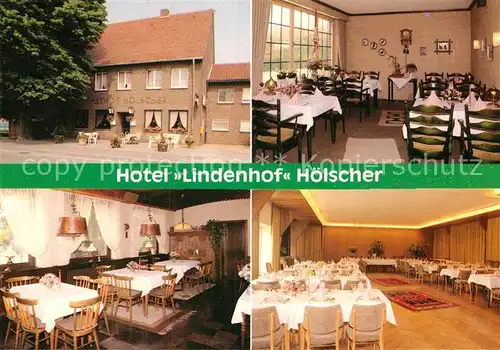 AK / Ansichtskarte Oelde Hotel Lindenhof Hoelscher Gastraeume Speisesaal Kat. Oelde