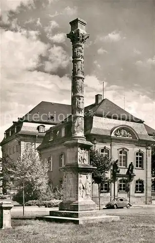 AK / Ansichtskarte Mainz Rhein Jupitersaeule Grossherzogliches Schloss